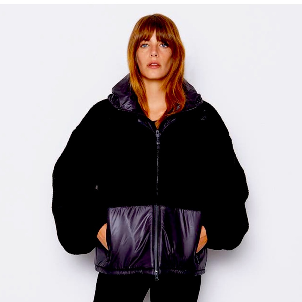 FRAME MIXED MEDIA JACKET - size Medium